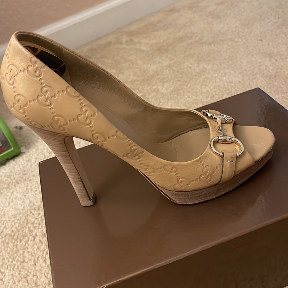 Gucci heels.